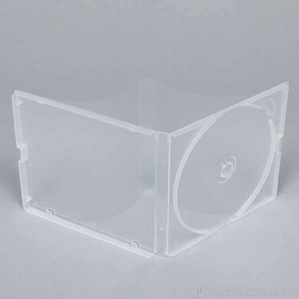 Clear Poly Single CD Case. Full out